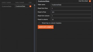 DataFlex 2026 - Excel Import Wizard Sheet Selection