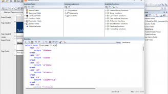 DataFlex Reports Standard Edition 2025 - Sales per Salesperson per USA State - StateName Function