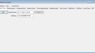 DateTime - System Time