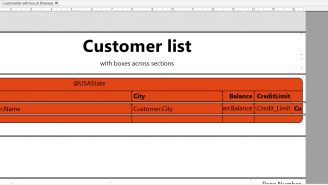 STD Customerlist with box across sections